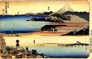 Utagawa Kuniyoshi Painting - las cincuenta y tres estaciones del tokaido Utagawa Kuniyoshi Ukiyo e